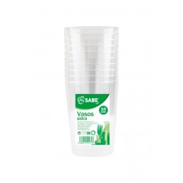 VASOS PLAST. IFA SIDRA. 10U.