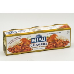 CALAMARES MIAU S.VIERA 3X85G.